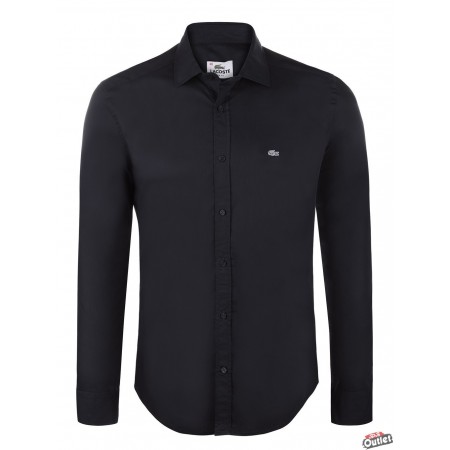 LACOSTE Slim Fit Shirt CH2668 Black CH2668 Black Lacoste Shirts for Men