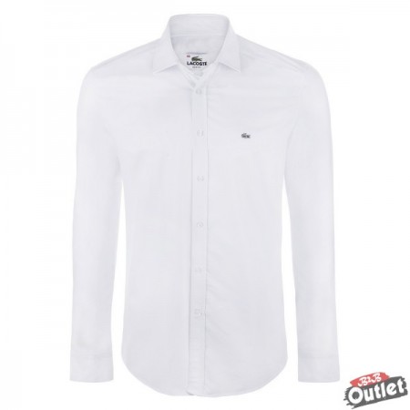 LACOSTE Slim Fit Shirt CH2668 White