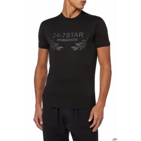 DSQUARED2 - 24-7 Star T-shirt - S74GD0306 900 - Black