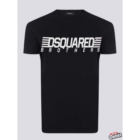 Dsquared2 Brothers Cool Fit T-Shirt S71GD0807 900 - Black S71GD0807 900 DSQUARED2 T-Shirts for Men