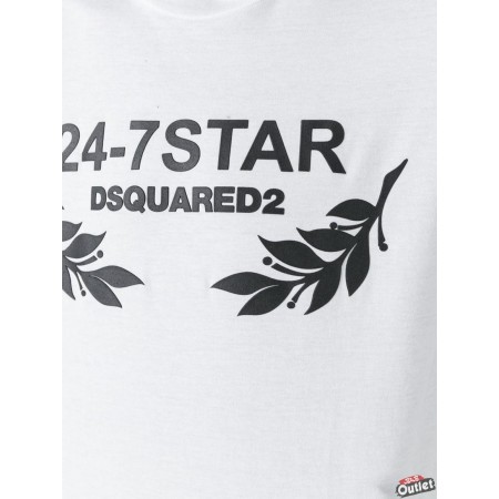 DSQUARED2 - 24-7 Star T-shirt - S74GD0306 100 - White
