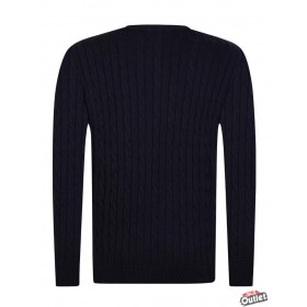 Men's Tommy Hilfiger (MW0MW13382) Sky Captain Heather Cable Knit Sweater
