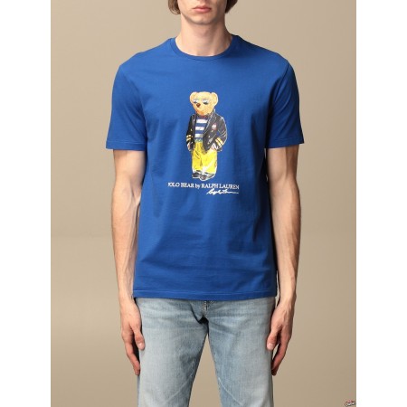Polo Ralph Lauren 'Polo Bear' Print T-Shirt - Royal Blue "710837306"