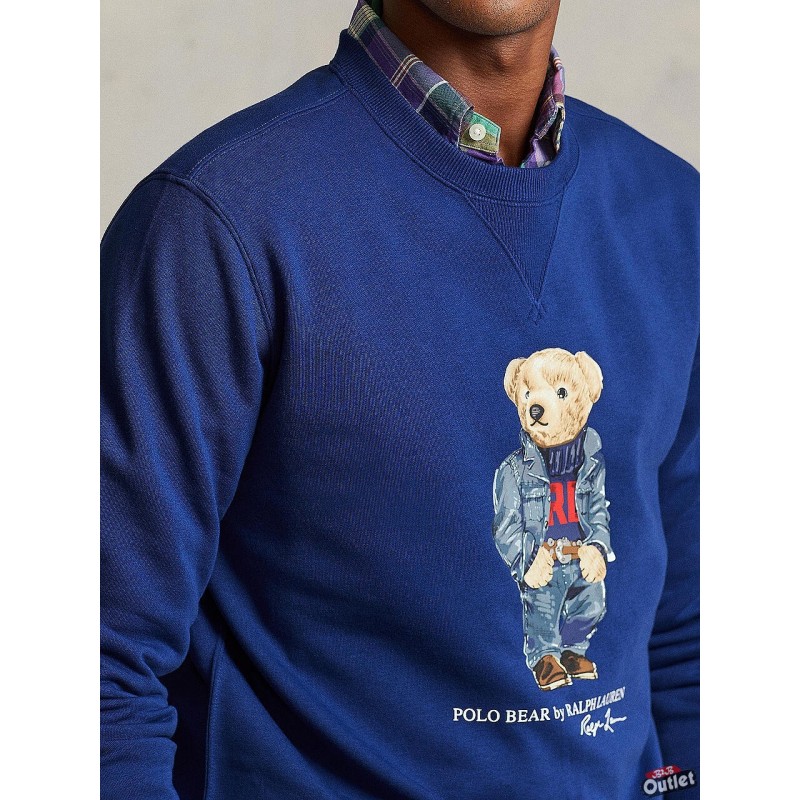 Polo Ralph Lauren Fleece Sweatshirt With Polo Bear 710853308016