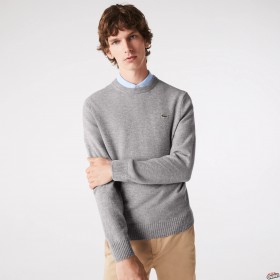 Lacoste Men's V-neck Organic Cotton Sweater - AH1951 CCA AH1951 CCA Lacoste Pullovers for Men