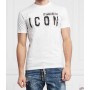Dsquared2 T-SHIRT ICON SPRAY C. - S79GC0039 White s79gc0039 100 DSQUARED2 T-Shirts for Men