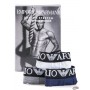 Emporio Armani Cotton Trunk 3-Pack 111610 CC722 - Navy / Grey / White 111610 CC722 NGW Emporio Armani Underwear