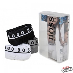 HUGO BOSS TRUNKS 3-PACK – 50325403 - Black,Whits,Grey