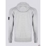 Stone Island long-sleeved zipped hoodie → 721564251 → Grey Heather 721564251-V0M64 Stone Island Sweatshirts for Men