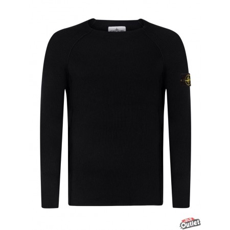 552D8 Sweater Stone Island - Black ST403065 Stone Island Pullovers for Men