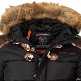 Geographical Norway Men's Winter quilted Jacket – BELPHEGORE Black