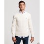 GANT cable knit sweater Cream (8050501-130) 8050501-130 GANT Pullovers for Men