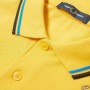 Fred Perry (M3600-J20) Mens Twin Tipped Collar Polo Shirt (Yellow/blue/Black) M3600 j20 Fred Perry Poloshirts for Men